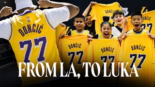 A special message from Lakers Nation to Luka 🫶