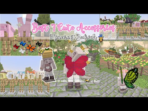 Top 7 Cute Accessories Packs for Minecraft Bedrock  [Minecraft 1.21.92]
