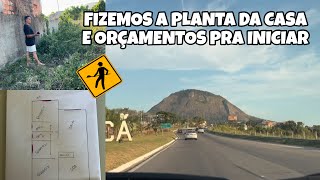 FIZ A PLANTA DA CASA - ORÇAMENTO PRA INICIAR A OBRA - PRIMEIRO PROBLEMA 