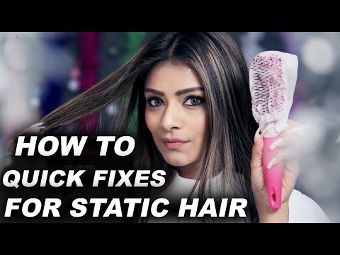 How To Quick Fixes For Static Hair | Hair Care | Home Remedy | Static Hair Hacks