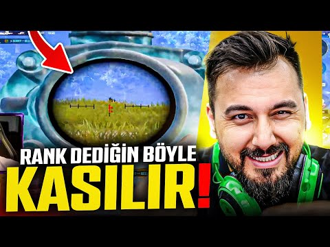 RANK BÖYLE KASILIR!😉| PUBG MOBILE