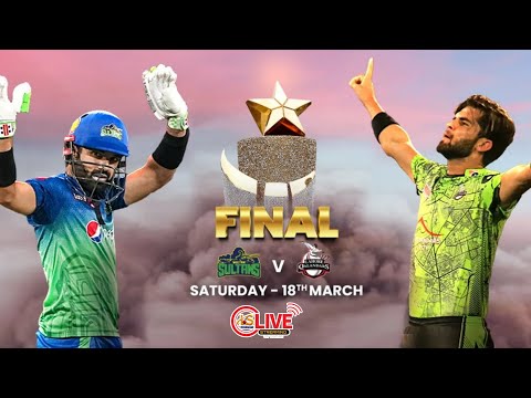 🔴LIVE score | Lahore Qalandars vs Multan Sultans | Final Match 34 | HBL PSL 8 | Lush Sports