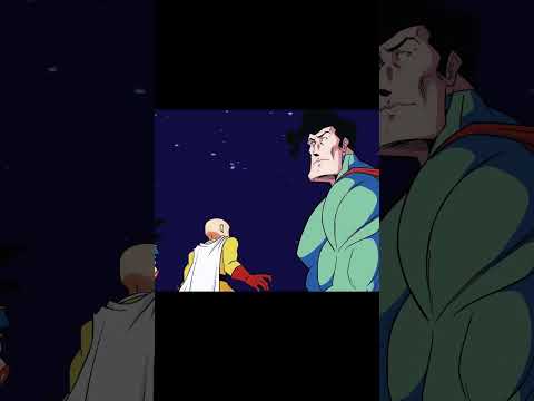 Saitama and Superman VS Big Superman #anime #edit #shorts