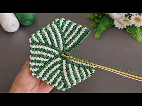 Motif, Coaster, Flower. Make and Sell. How to make a very easy fower coaster motif. Tunisian crochet