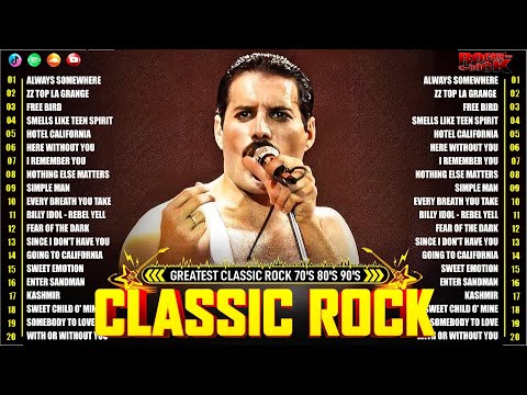 70s's 80's 90's Greatest Classic Rock Hits 🎧 Most Popular 70s 80s 90s Rock Music 🤘 Famous Rock Songs