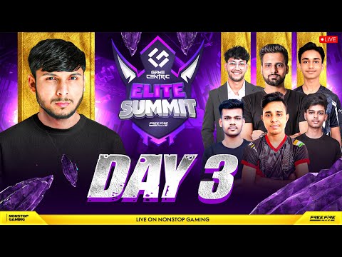 ELITE SUMMIT DAY-3 🔥💀 GRP AxC ||  FT- TG, TE, GODL, RNTX || TOP 2 GRAND FINAL😍 #nonstopgaming