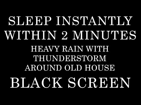 Peaceful Baby Sleep: Heavy Rain and Thunder Sounds for Calming Sleep, Insomnia, and Stress Relief