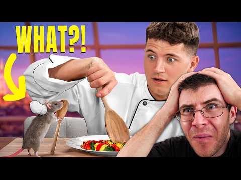 Pro Chef Reacts. To RAT CHEF Making Ratatouille!?