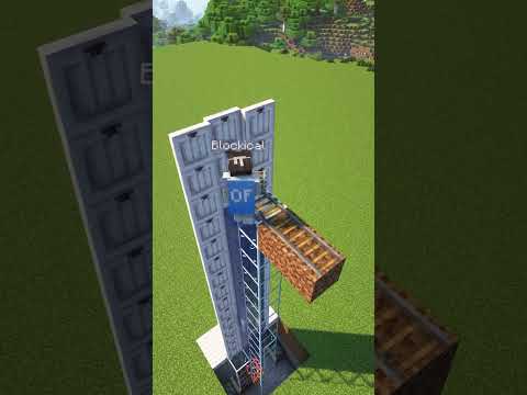 Minecraft Happy Ghast Elevator👻 #minecraft