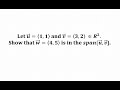Understanding Vector Span and Linear Combinations