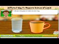 Understanding Liquid Volume and Measurement