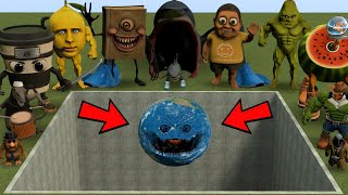 ALL NEW ITALIAN AI BRAINROT MEMES VS THE GIANT PIT WITH EARTH WAKE UP! - Garry's Mod