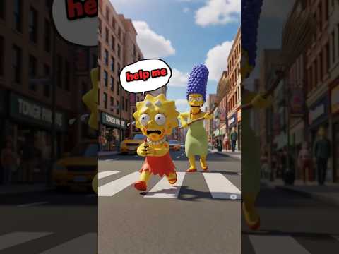 Simpson family gets scolded for stealing lipstick #simpsons #cartoon #funny #shorts
