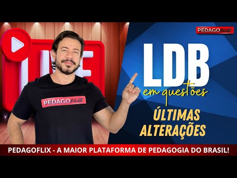 🔴 Ao vivo: LDB em QUESTÃO! Venha conferir as últimas alterações!