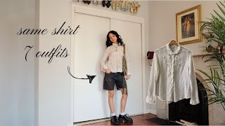 i wore the same shirt for a week