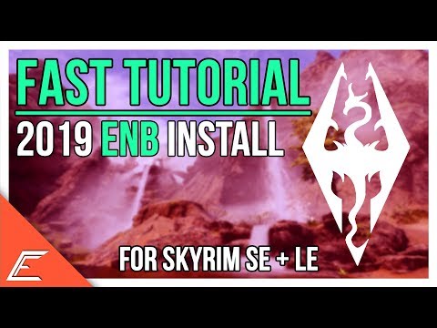 how to install enbseries for skyrim