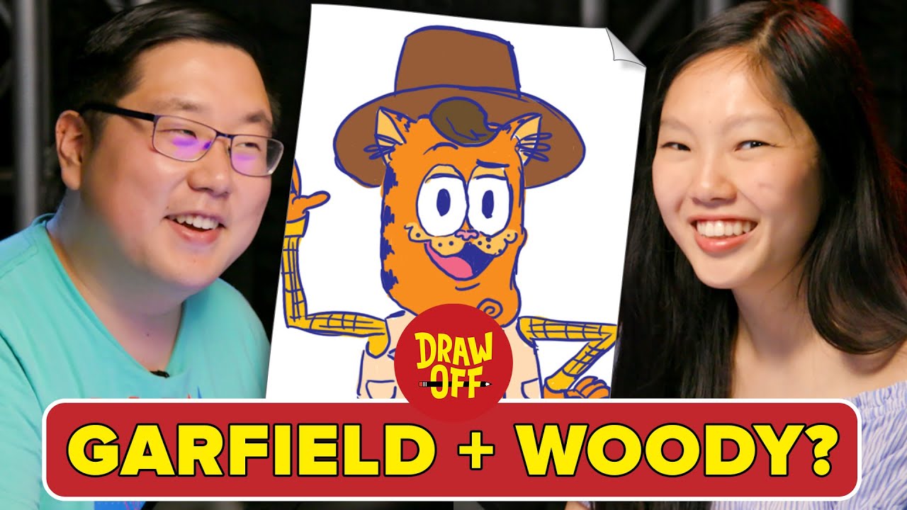 Animator Vs. Cartoonist Mash Up Famous Characters Draw Off