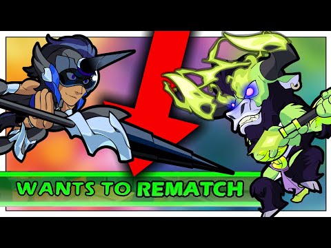 When they demand a REMATCH 😡😤🤣 • Brawlhalla 1v1 Gameplay