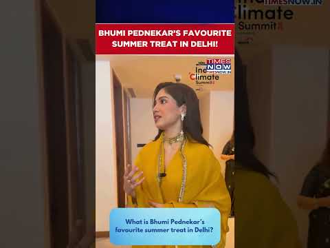 Bhumi Pednekar Reveals Her Favourite Summer Treat In Delhi | Know What Keeps Her Cool! #shorts