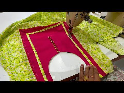 इस तरह गले का बिलकुल नया डिज़ाइन बनाए मेरे आसान तरीक़े से ||Trending neck design | patch neck design