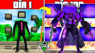 SOBREVIVÍ 100 DÍAS como TVMAN en GTA 5!! (Skibidi Toilet mod)
