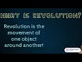 Earth's Rotation and Revolution Concepts