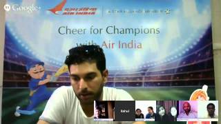 Yuvraj Singh | Hangout | Cheer For Champions | Air India | Q12