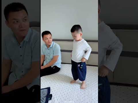 This kid wears his pants upside down #shortvideo