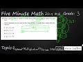 Representing Multiplication and Division in 3rd Grade Math