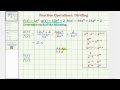 Dividing and Simplifying Functions