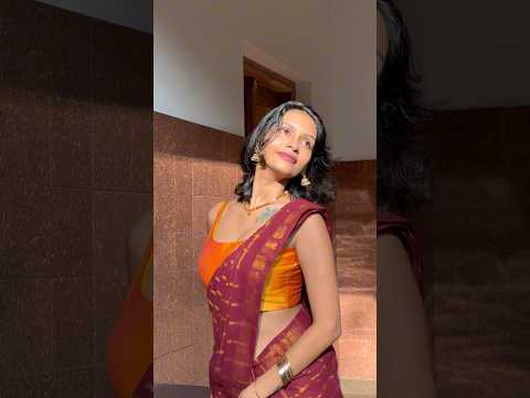 Average dusky skin tone during golden hours#traditionallook #saree#temple #shorts