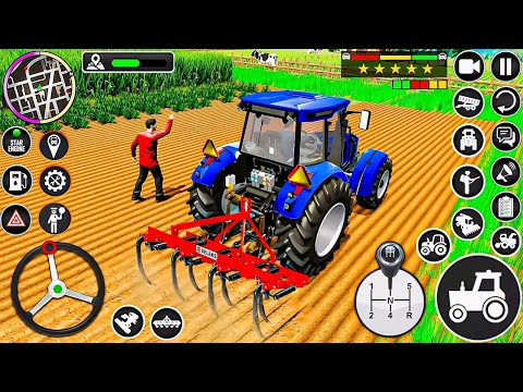 New Tractor Games 2025 - Modern Farm Tractor Driving Games - Farming Tractor 3D - Android Gameplay