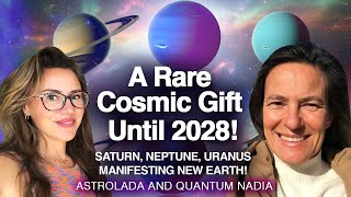 The Divine Triangle: Rare Saturn, Neptune, & Uranus Alignment Until 2028 - Astrolada & Quantum Nadia