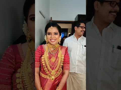 Daughter and father true love I Kerala Bride Happy moments with family after her bridal makeup