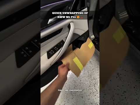 "Quick Unwrapping of the BMW M5 F90: A Beast Unleashed! 🚗💥"| THE TRILLIONAIRE CREATOR | #shorts