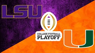 College Football 27 - #11 LSU Tigers vs. #6 Miami Hurricanes 