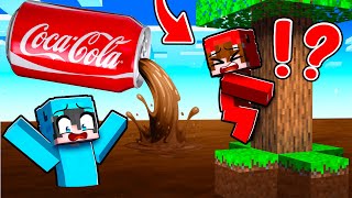 Cada Minuto la INUNDACIÓN de COCA COLA Sube Más en Minecraft!