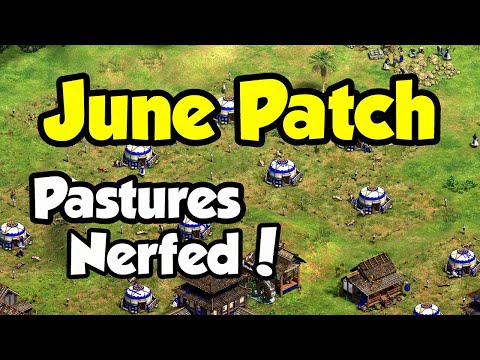 Pasture Nerf + Other June Patch Changes (AoE2)