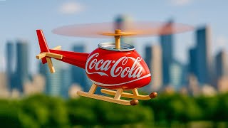 Testing 18 Helicopter Ai - Designed Coca-cola Can Helicopter Ideas!