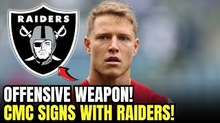 BLOCKBUSTER WEAPON: CHRISTIAN MCCAFFREY to RAIDERS as dual-threat centerpiece | Raiders News