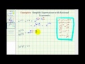 Simplifying Exponents and Rational Expressions