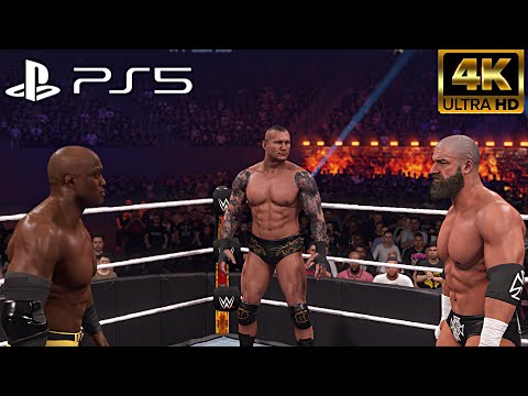 WWE 2K24 - Triple H vs Bobby Lashley vs Randy Orton