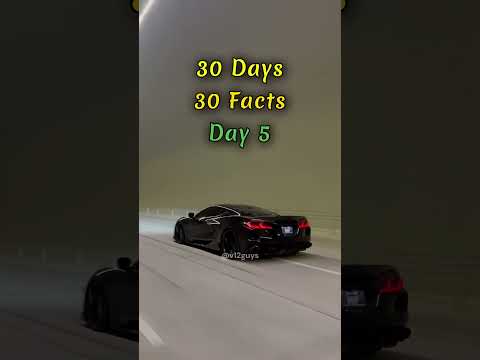 30 Days 30 Facts Day 5 #carfacts #cars #v12guys #30days30facts