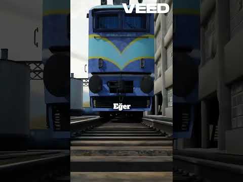 Tren rayına yatarsan ne olur? #bilgi #bilim #deney #shorts
