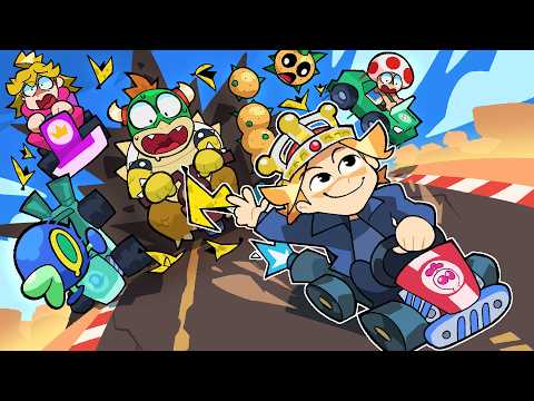 I Hosted the FIRST EVER 24 Player Mario Kart Tournament...