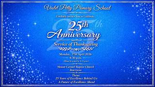 Violet Petty Primary School | Service of Thanksgiving | 4:30 pm