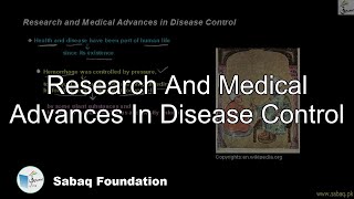 Research And Medical Advances In Disease Control