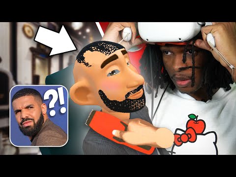 I Became A Celebrity Barber In A VR Barbershop Simulator... What Could Go Wrong?