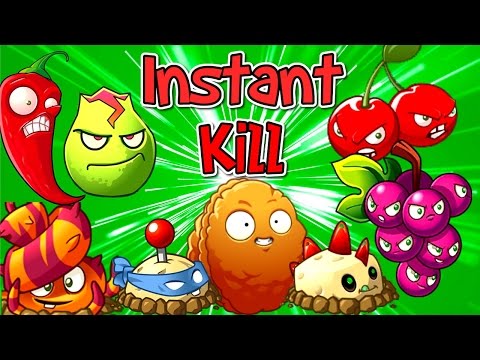 Plants vs. Zombies 2 Mod Instant Kill Plants Challenge Primal Plantas Contra Zombies 2 Gameplay