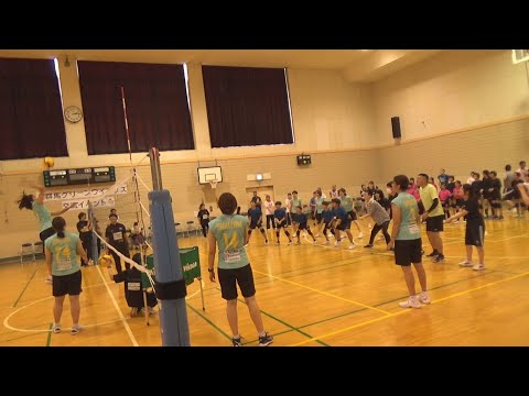 群馬グリーンウイングス 子どもたちとバレーボールで交流 群馬・伊勢崎市 (25/06/29)